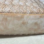 Patricia Nash White & Brown BRAIDED STITCH Leather MARCELLINA Hobo Bag Photo 5