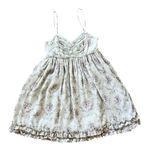 Steve Madden Vintage Shabby Chic Gray Ruffle Romantic Babydoll Cottagecore M y2k Photo 3