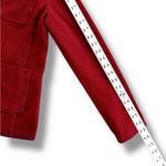 Lands' End Blazer Women 14P Red Button Up Pockets Stretch Knit Office Career Work Photo 6