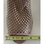 Bisou Bisou  Leather shoes size 7.5 Pink Crystal Stone Womens Prom Shoes heels Photo 7