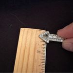 Kenneth Jay Lane Art Deco bar style & multi stone brooches silver & crystals Photo 9