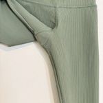 Strut This Kendall High Rise Ribbed Athletic Gym Leggings Sage Green Size Small Photo 4