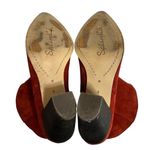 Splendid  Paisley Spice Red Suede Leather Pointed-Toe Ankle Booties Sz 8 Photo 1