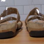 Vionic  Tan Camila Slide Sandals Cork Double Strap - Size 8 Photo 0