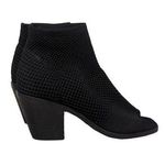 Eileen Fisher new heeled booties sz5 stretch open knit open toe Ark perforated Photo 0