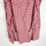 Matilda Jane  XS Tank Top ruffled Polka Dot Pink Sleeveless Ryan Smocked‎ 1607 Photo 3