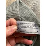 A New Day Rib Knit Chunky Warm Sweater Pants‎ Stretchy Cozy Gray Medium Wide Leg Cropped Photo 2