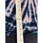 Nation Ltd Terrin Snap Tie Dye T-Shirt Tee Peach Black XS Short Sleeve Snaps Photo 5