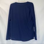 Flamingo  Navy Long Sleeve Top Women’s Medium Photo 3