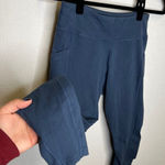 Pact Organic Cotton Elastane Pocket Leggings Blue Size Medium Natural Photo 0