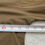 Women M Elegantees Brown Tee Shirt Dress Short Sleeve Nepal Size M Photo 3