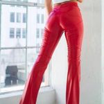 Revice Denim Red Revice Star Flare Pants Photo 0