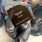 Attention Floral blue chiffon button top Size Large Photo 7
