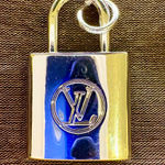 gold charm. Gold chain included. (Chain is unknown brand)Measurements a tad of 1cm L and W. So classy! Wear it as a necklace, a bracelet, purse or wallet charm, etc. Photo 0