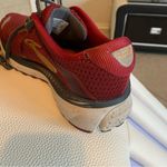 Brooks  Men's Burgundy and Gold Athletic Shoes Photo 5