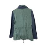 O'Neill ‎ Olive Green Military Anorak Jacket Gray Knit Sleeve Small S Photo 7