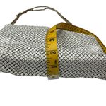 Whiting & Davis Vintage Metallic Metal Mesh Evening Bag Purse Gold Chain Strap Photo 8