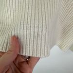 Derek Lam  10 Crosby Noelia Ruffle Wool Blend Sweater Ivory Size‎ M Photo 6