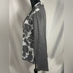 Isaac Mizrahi Live Black Gray Silver Metallic Cardigan Sweater Blazer Sz Large Photo 2