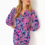 Lilly Pulitzer Nwot  Emery Dress In Multi Flitting About Photo 1