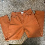 Coldwater Creek orange cooper rust stretch cotton high rise waisted jeans 16 Photo 1