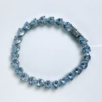 Crystal Tennis Bracelet Silver Photo 0