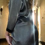 ZARA Metallic Silver Mini Dress Photo 1