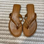 Tory Burch  Women's Capri Leather Flip Floo Sandals Photo 2