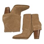 Jessica Simpson Coulton Suede Foldover Bootie Sandstone Size 9 Photo 7