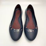 Crocs Lina Shiny Graphic Ballet Flat Size 10 Navy Floral Photo 1