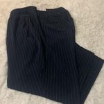 Lane Bryant Ladies Ankle Mid Rise Dress Pants NWT Sz 26 Navy w/Pin Stripes Photo 0