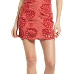 Free People Sizzle Red Clover Strapless Dress Size Medium NEW with tags Photo 0