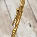 Head Vintage Unsigned Gold-tone Lady Figural Stick Brooch Photo 9