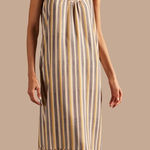 NWT Adriana Degreas Golden Age Straps Maxi Dress Small Yellow Photo 0