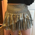 Ramy Brook  Eva Metallic Mini Skirt Photo 1