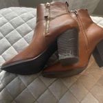Jessica cline Brown Leather Booties Photo 2