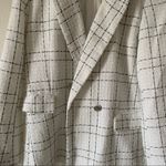 House of Harlow Revolve 1960 White Tweed Blazer Size M Photo 3