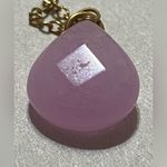 Lavender Kunzite gold plated pendant Purple Photo 4