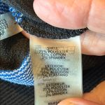 Karl Lagerfeld Vintage Royal Blue & Black Stripe Knit Crewneck Top Size Small Photo 10