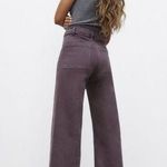 ZARA Marine Straight Jeans Purple Photo 1