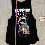 Puppies Make Me Happy “True Grit” Top Black Size XS Photo 12