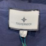 Tuckernuck Womens 100% Cotton Short Sleeve Mini Shirt‎ Dress Navy Large NWT Blue Photo 6