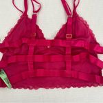 Honey Dew Bralette Pink Size Large Lace Cami Photo 3