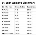 St. John  Knit Tank Top Stretch Lavender Square neckline Side Slits Size 4P Photo 14