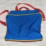 Vintage 90s Oshkosh Red Blue Yellow Primary Childs Messenger Diaper Carry Photo 3