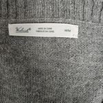 Woolrich  Gray Owl Intarsia  Crewneck Mohair Wool Blend Sweater Size Medium Photo 4