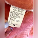 Pink Coral Ombré Wide Leg Cargo Denim Pants Cotton Y2K Streetwear Sz Small Photo 5