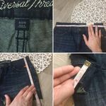 Universal Threads NWT Dark Wash Denim Shorts Cutoff Photo 4