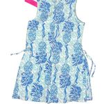Lilly Pulitzer Donna Romper Bennet Blue Pineapple Print Women’s Sz 4 NWT Photo 1
