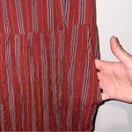 American Eagle Striped wide leg jumpsuit red size medium Photo 2